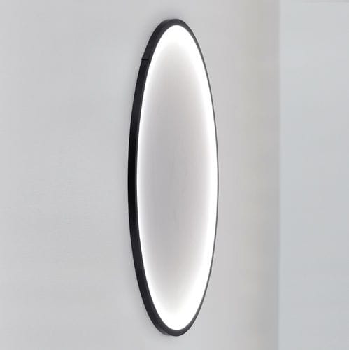 Arandela contemporânea - luna W1250 - Andcosta - para ambiente interno / em alumínio laqueado / em opalina