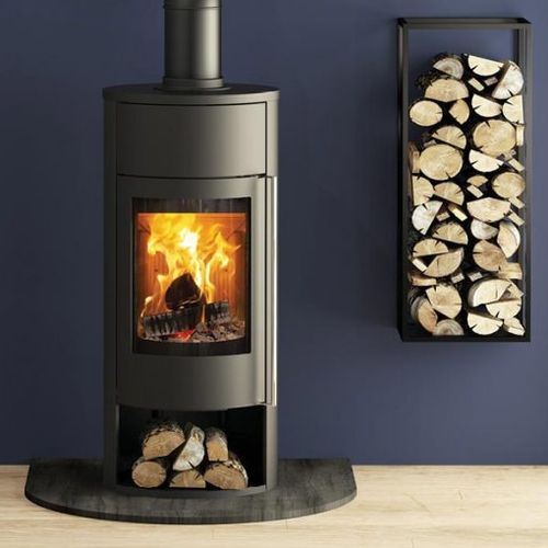 Salamandra com caldeira a lenha - ORANIER POLAR NEO AQUA - Broseley Fires - 4 kW / 6 kW / de instalação livre