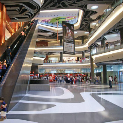 Revestimento de piso em resina epóxi - MONDÉCO CRYSTAL ICE - Tremco CPG Iberia & Italy - Flooring - em terrazzo / para ambiente interno / para degrau