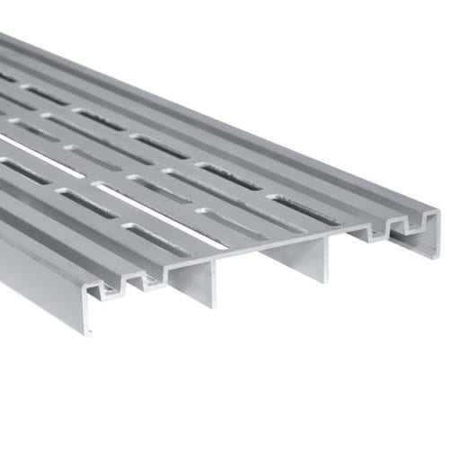 Grelha de ventilação em alumínio - 2741 - Kebony - retangular / para ambiente externo / interna