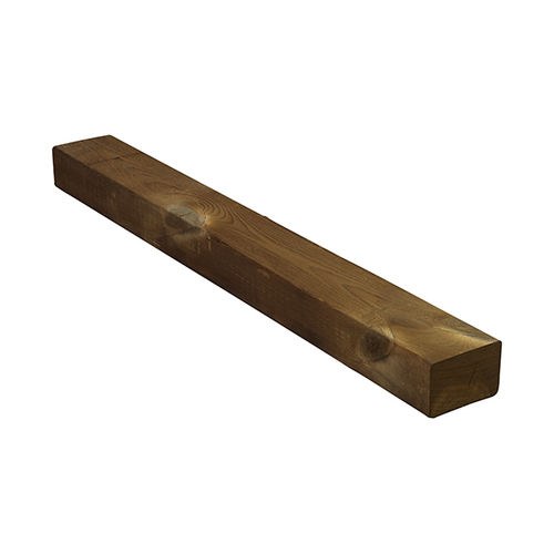 Viga em madeira modificada - 1200 - Kebony - de seção retangular / para piso