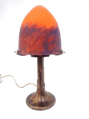 Luminária de mesa - CHAMPIGNON - TIEF - em latão / em vidro soprado / de estilo Art Nouveau