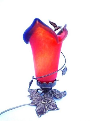 Luminária de mesa - COLIBRI - TIEF - em latão / em vidro soprado / de estilo Art Nouveau