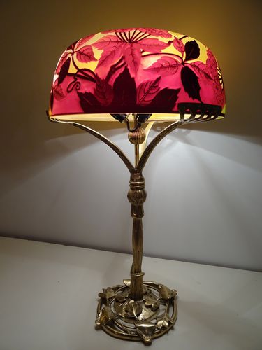 Luminária de mesa - OMBELLES - TIEF - em vidro soprado / de estilo Art Nouveau / Wire