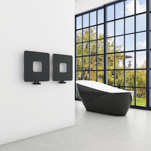 Toalheiro elétrico - DUBLIN - Carisa Designer Radiators - a água quente / 0 W–500 W / contemporâneo