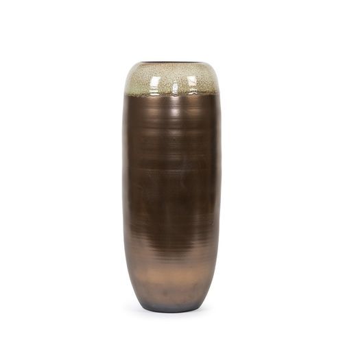 Vaso de jardim em cerâmica - DCT038 - DEKOCANDLE - de instalação livre / redondo / da linha residencial