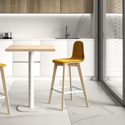 Cadeira alta contemporânea - DOLCE - Cancio - para cozinha / para ambiente interno / em tecido