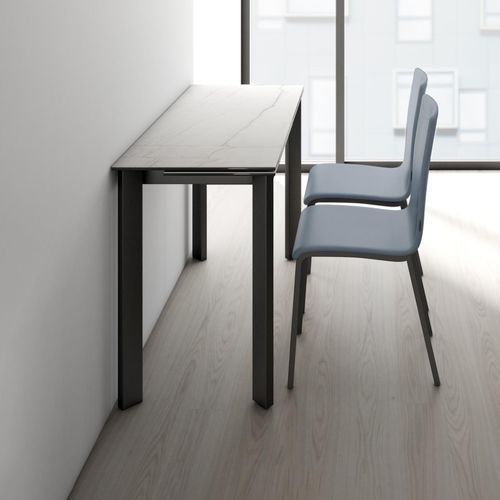 Mesa contemporânea - POKER  - Cancio - em vidro / em laminado / em cerâmica