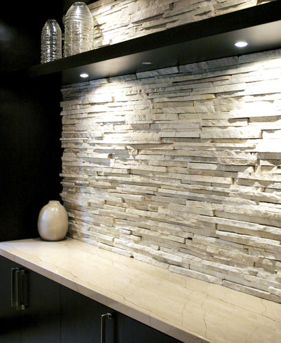 Tampo de bancada em mármore - TIGER BEIGE - Coverings ETC - para cozinha / bege