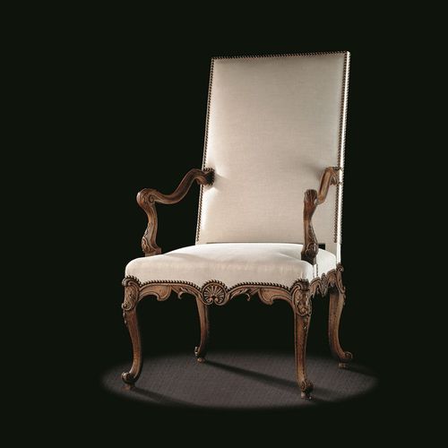 Poltrona de estilo - R TF A 10 - MASSANT - em madeira / com encosto alto