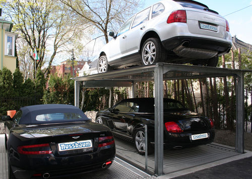 Plataforma para estacionamento mecânica - Quadroparker N4902 - Nussbaum Parking - de dois andares