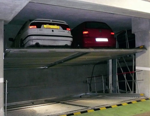 Plataforma para estacionamento inclinada - Liftparker N4202 - Nussbaum Parking - mecânica / de dois andares