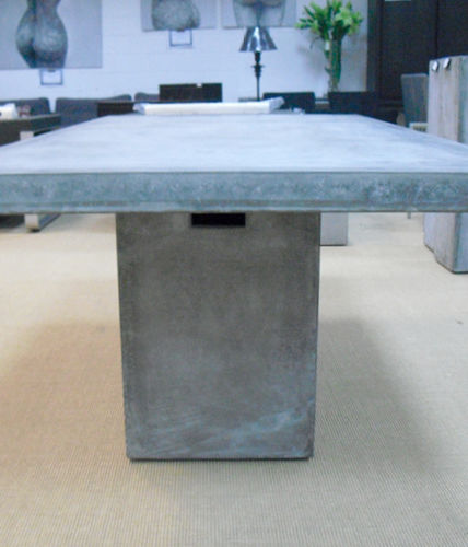 Mesa de jantar contemporânea - SEMPRE - In4Out - em concreto reforçado com fibras / retangular / da linha residencial