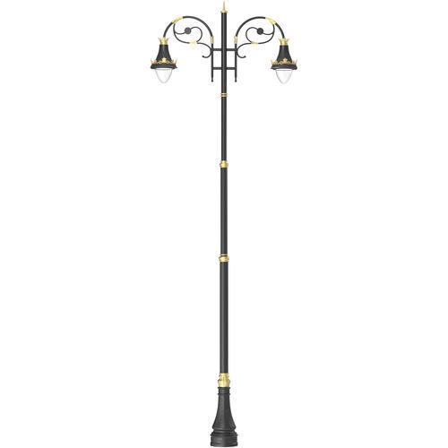 Poste de iluminação pública - CALEDONIA TRADITIONAL - danlite - vintage / em alumínio / de LED