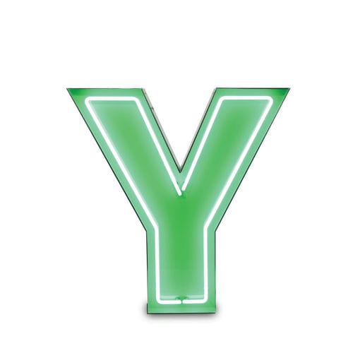 Luminária de piso - LETTER Y - DelightFULL - em alumínio / em aço inoxidável / em acrílico