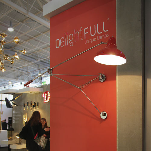 Arandela de estilo industrial - DIANA - DelightFULL - para ambiente interno / em alumínio / em latão