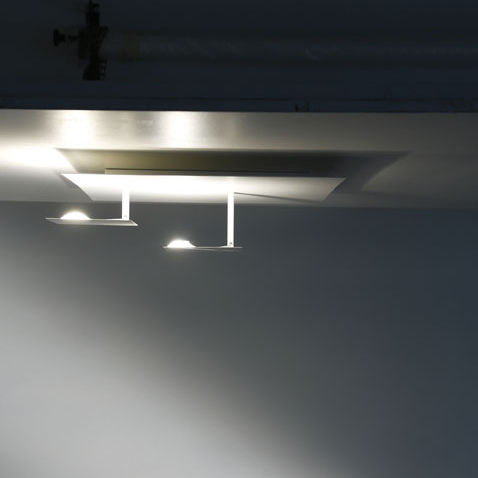 Plafon contemporâneo - DESAGN: 50A2 - Knikerboker - quadrado / metálico / de LED