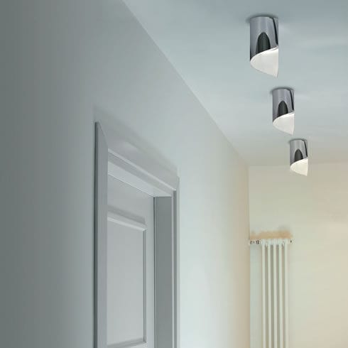 Plafon contemporâneo - HUÉ: S 21 - Knikerboker - em aço / de LED