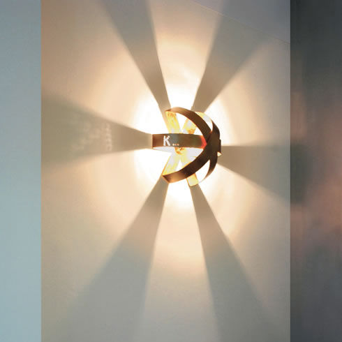 Arandela contemporânea - ECLIPTIKA: P40 - Knikerboker - para ambiente interno / em alumínio