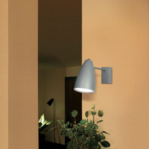Arandela contemporânea - SOLARIA: LOTO - Knikerboker - para ambiente interno / em aço