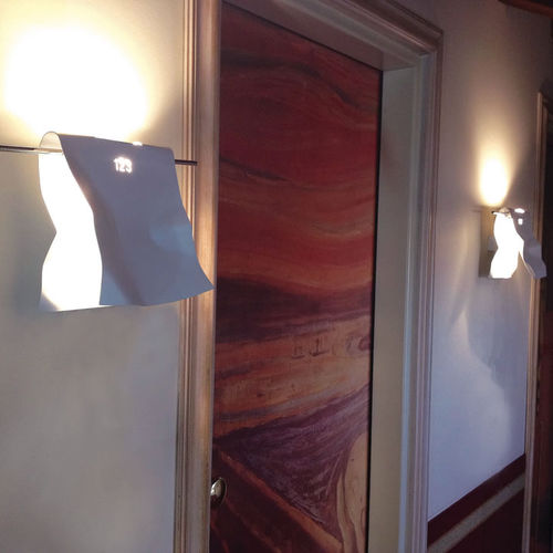Arandela de design original - STENDIMI: P 20 - Knikerboker - para ambiente interno / em aço / de LED