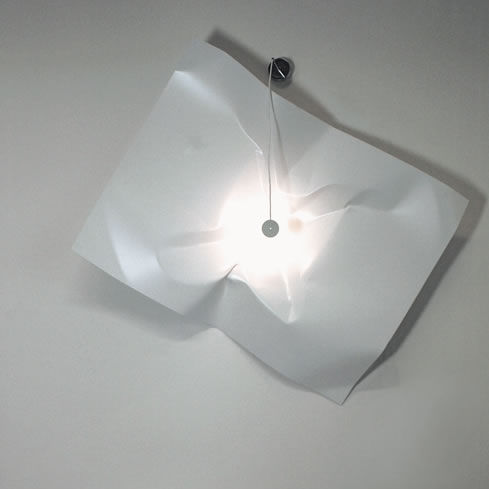 Arandela de design original - CRASH: P 100 - Knikerboker - para ambiente interno / em aço / de LED