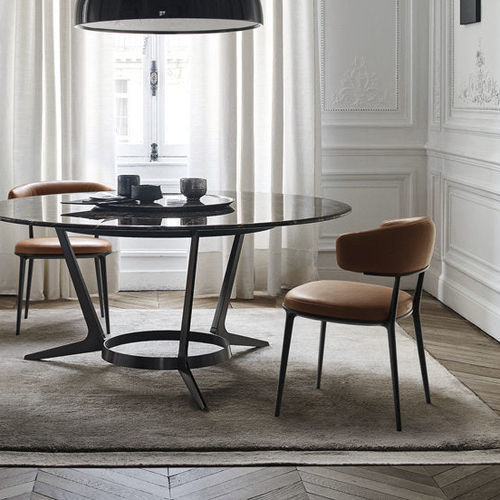 Cadeira contemporânea - CARATOS - MAXALTO - para ambiente interno / em tecido / em couro
