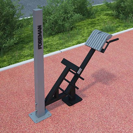 Aparelho de musculação leg press inclinado - FO-02 - Foreman Fitness Europe GmbH - extensão das costas / para ambiente externo
