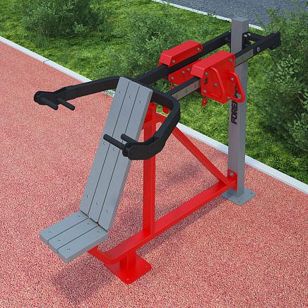 Aparelho de musculação desenvolvimento de ombro - FO-05 - Foreman Fitness Europe GmbH - supino vertical (chest press) / para ambiente externo