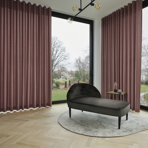 Tecido para cortinas - OMEGA CS  - KOBE INTERIOR FABRICS - de cor lisa / em poliéster / Trevira CS®