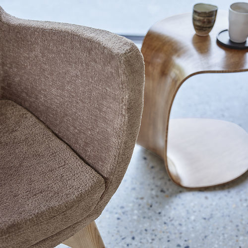 Tecido para estofados - DOLOMITE FR  - KOBE INTERIOR FABRICS - de cor lisa / em poliéster / antichama