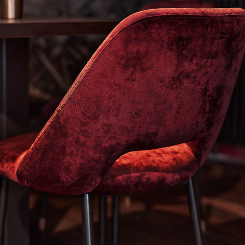 Tecido para estofados - PLATINUM FR  - KOBE INTERIOR FABRICS - estampado / em poliéster / em veludo