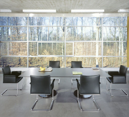 Cadeira para interlocutor contemporânea - MILANO SOFT 5237/A - Brunner GmbH - para ambiente interno / em tecido / em couro