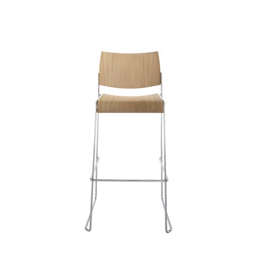Cadeira alta contemporânea - LINOS 1201 - Brunner GmbH - para ambiente interno / em madeira / em aço
