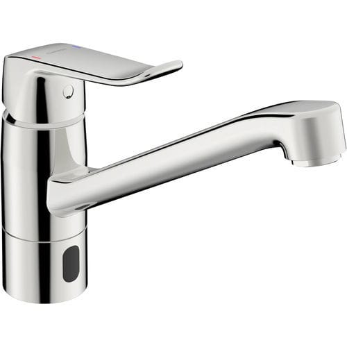 Misturador monocomando de bancada - HANSACARE HYBRID - HANSA - eletrônico / metálico / para cozinha