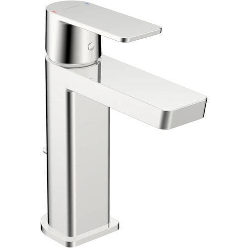 Misturador monocomando para lavatório - HANSASTELA ECO - HANSA - de bancada / metálico / para banheiro