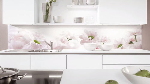 Backsplash - Décor flower design - nobilia