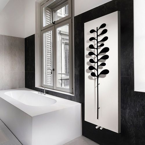 Radiador elétrico - CAMELIA - K8 Radiatori - contemporâneo / metálico / branco