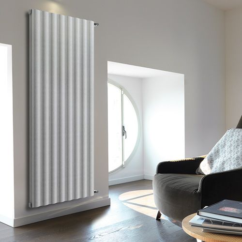 Radiador elétrico - ONDE - K8 Radiatori - contemporâneo / metálico / branco