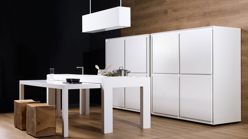 Cozinha contemporânea - OFF - TM Italia - em madeira / com ilha / grande