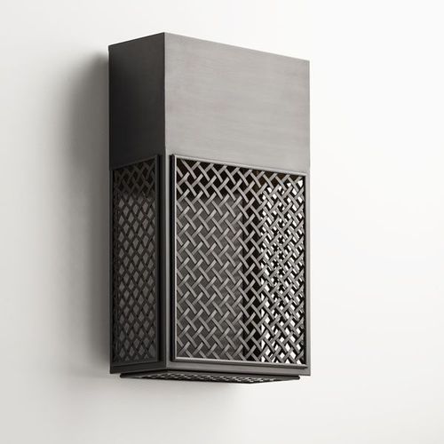 Arandela clássica - MADDOX - TEKNA - para ambiente externo / em latão / retangular