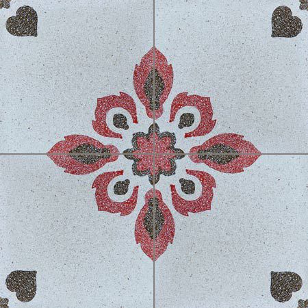Placas de revestimento em terrazzo - RUBAN - couleurs et matières - polida / para ambiente interno / de piso
