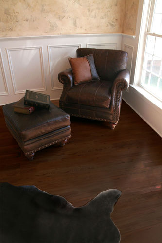 Revestimento de piso vinílico - PEEL & STICK : GUNSTOCK OAK - Novalis International - em réguas / liso / efeito de madeira
