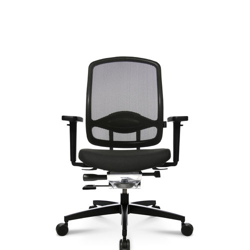 Poltronas de escritório contemporânea - ALUMEDIC 5 - Wagner - Eine Marke der Topstar GmbH - em tela / em couro / em alumínio