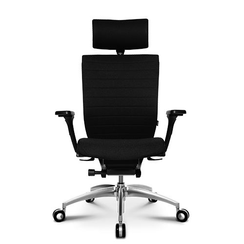 Poltronas de escritório contemporânea - TITAN 20 - Wagner - Eine Marke der Topstar GmbH - em tecido / em alumínio / com encosto para cabeça