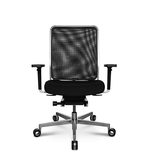 Poltronas de escritório contemporânea - W-1 LOW - Wagner - Eine Marke der Topstar GmbH - em tela / em couro / em aço
