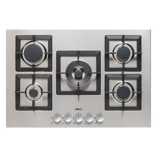 Cooktop a gás - PLANO 75 - ELLECI - 5 bocas / de embutir / com botões