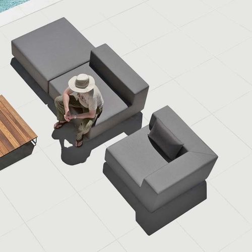 Sofá modular - LOOP  - april furniture - de canto / contemporâneo / de jardim