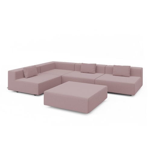 Sofá modular - LOOP - april furniture - de canto / contemporâneo / para ambiente externo
