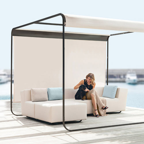 Conjunto de jardim contemporâneo - LOOPY - april furniture - em tecido hidrorrepelente / em Sunbrella® / em aço inoxidável